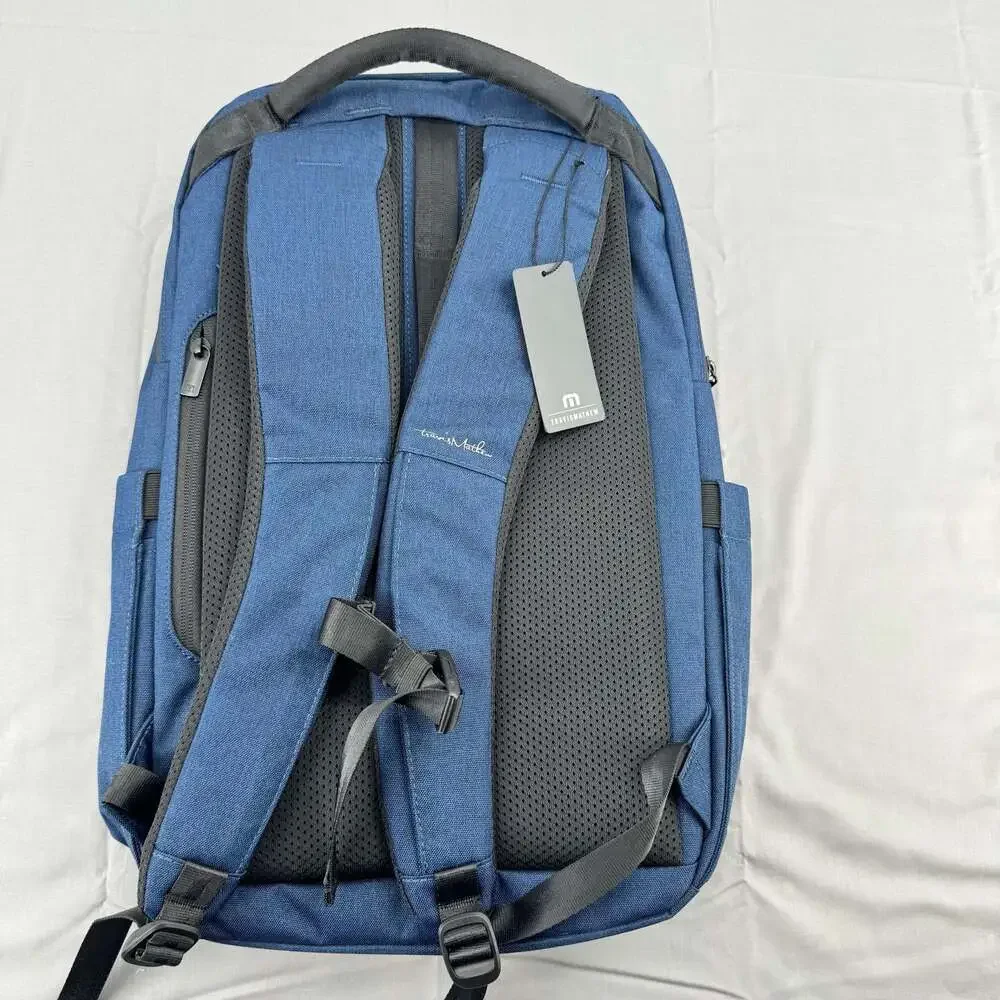 TravisMathew Duration Backpack in Navy with FanDuel Racing Logo